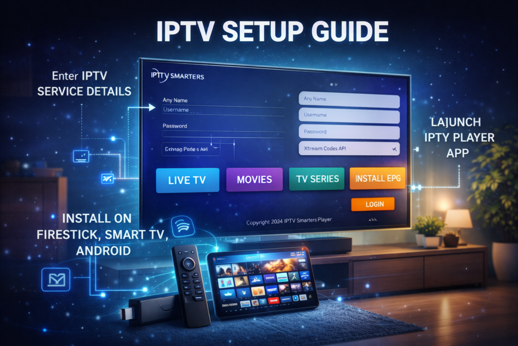 stable IPTV setup guide using IPTV player application