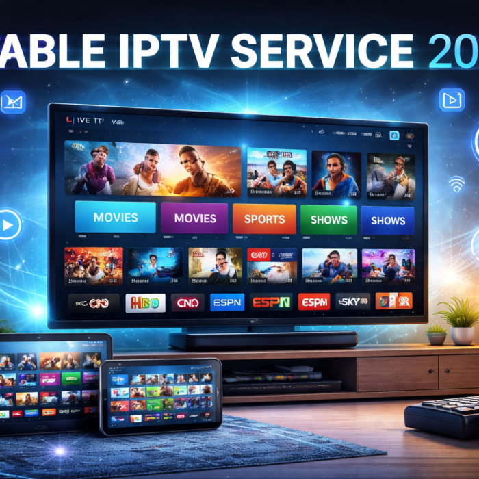Stable IPTV service streaming HD channels on smart TV